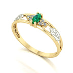 Anel de Formatura de Medicina Veterinária Eternus II Ouro 18k