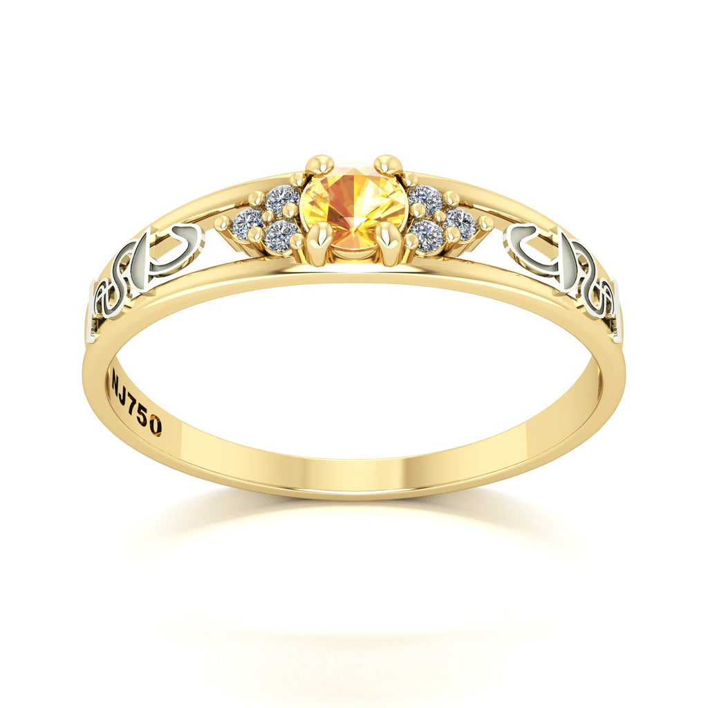 Anel de Formatura de Farmácia Eternus IV Ouro 18k
