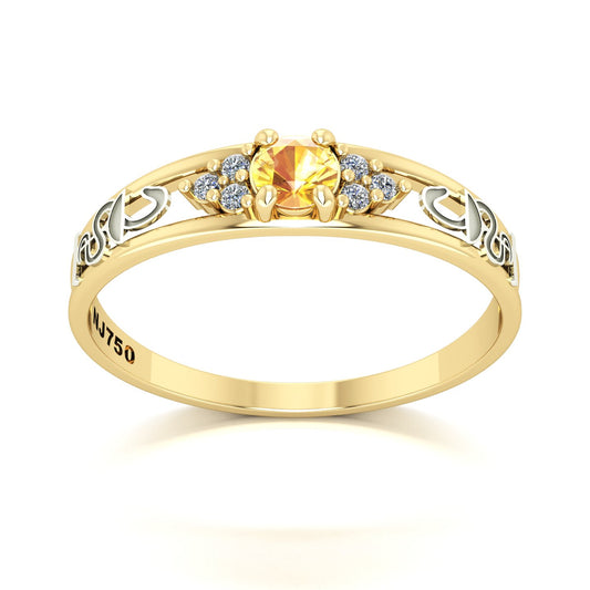 Anel de Formatura de Farmácia Eternus IV Ouro 18k