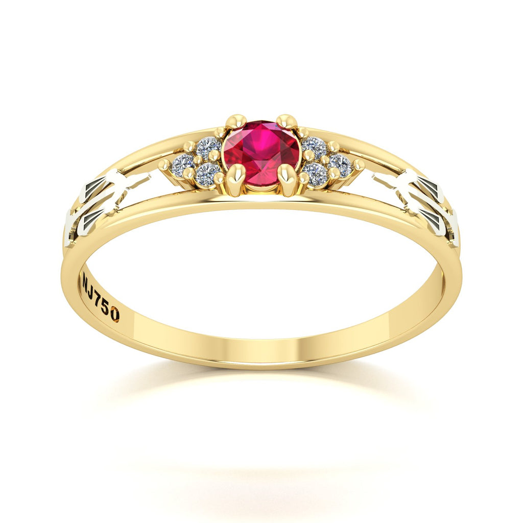 Anel de Formatura de Direito Eternus IV Ouro 18k