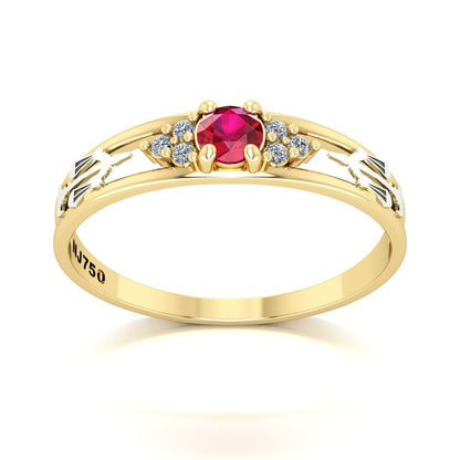 Anel de Formatura de Direito Eternus IV Ouro 18k