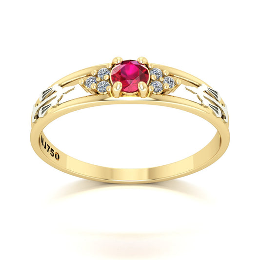 Anel de Formatura de Direito Eternus IV Ouro 18k