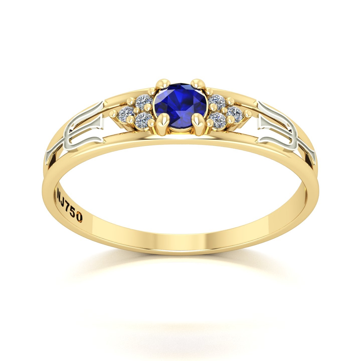 Anel de Formatura de Psicologia Eternus IV Ouro 18k