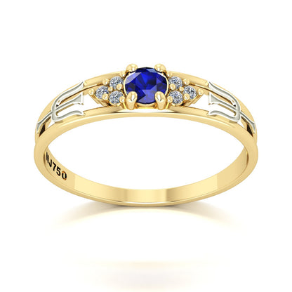 Anel de Formatura de Psicologia Eternus IV Ouro 18k