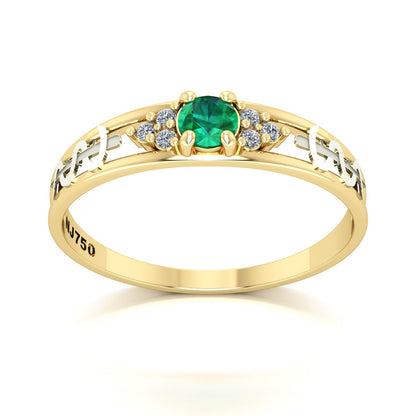 Anel de Formatura de Medicina Eternus IV Ouro 18k
