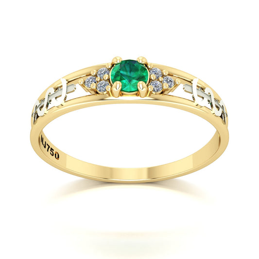 Anel de Formatura de Medicina Eternus IV Ouro 18k