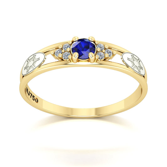 Anel de Formatura de Engenharia Agronômica Eternus IV Ouro 18k
