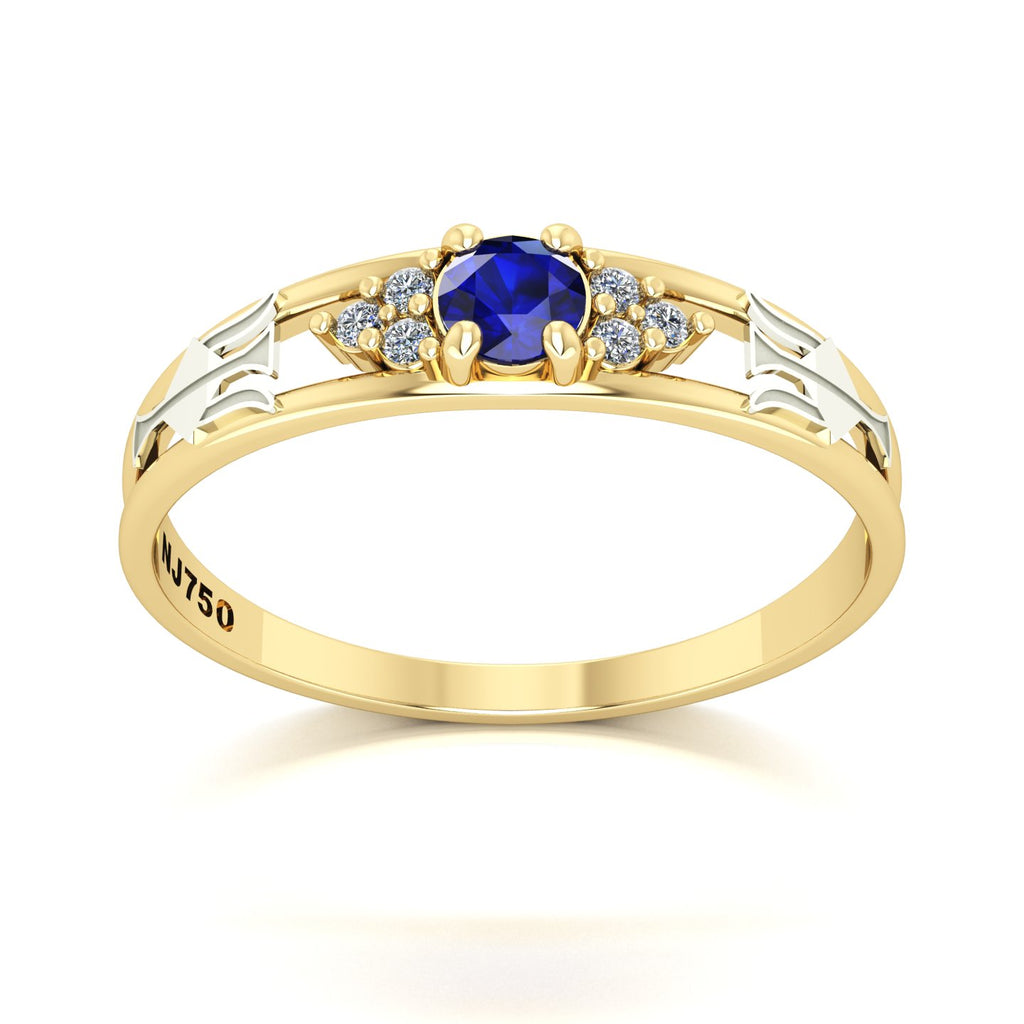 Anel de Formatura de Recursos Humanos Eternus IV Ouro 18k