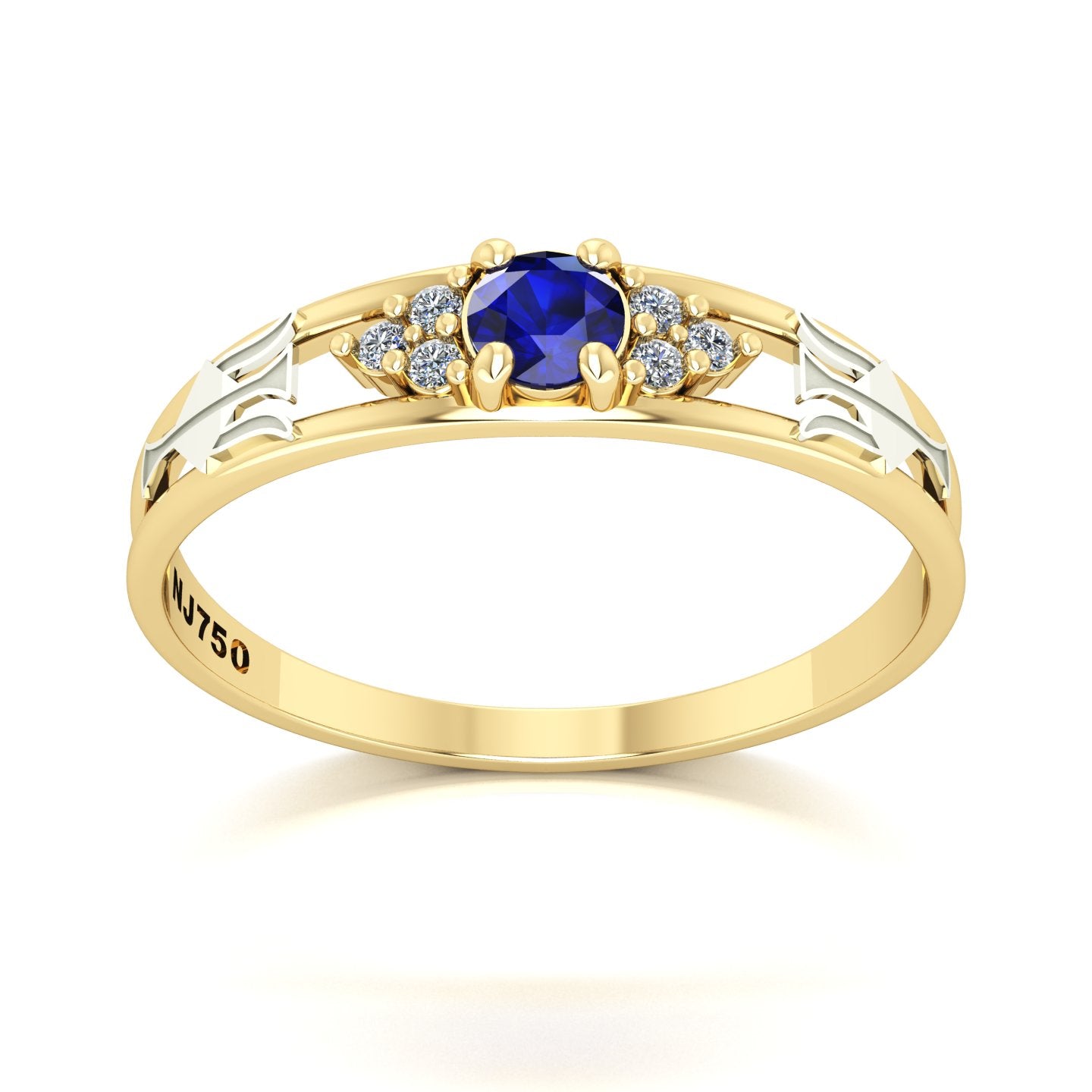 Anel de Formatura de Recursos Humanos Eternus IV Ouro 18k