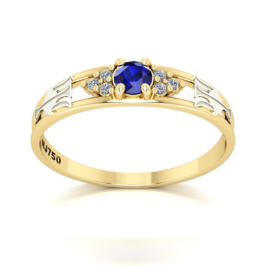 Anel de Formatura de Recursos Humanos Eternus IV Ouro 18k