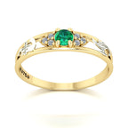 Anel de Formatura de Enfermagem Eternus IV Ouro 18k