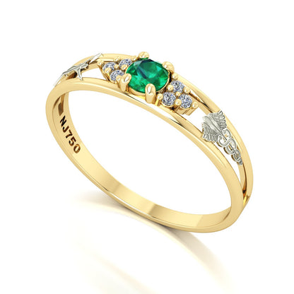 Anel de Formatura de Estética Eternus IV Ouro 18k