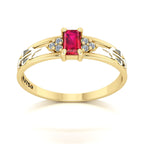 Anel de Formatura de Direito Eternus Ouro 18k