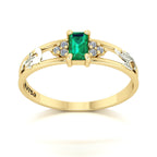 Anel de Formatura de Enfermagem Eternus Ouro 18k