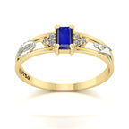 Anel de Formatura de Engenharia Civil Eternus Ouro 18k