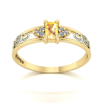 Anel de Formatura de Farmácia Eternus Ouro 18k
