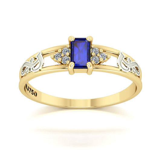 Anel de Formatura de Fonoaudiologia Eternus Ouro 18k