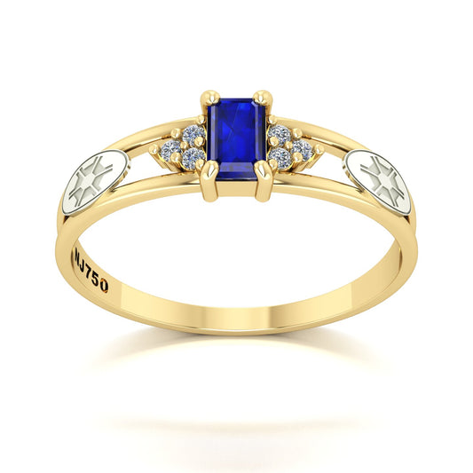 Anel de Formatura de Engenharia Agronômica Eternus Ouro 18k