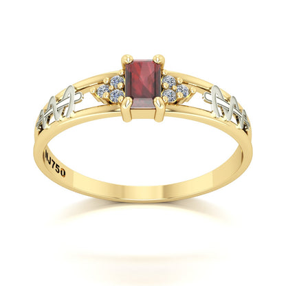 Anel de Formatura de Odontologia Eternus Ouro 18k