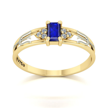 Anel de Formatura de Psicologia Eternus Ouro 18k