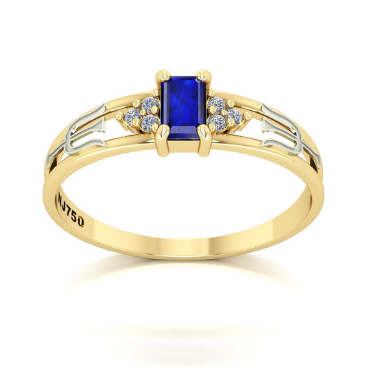 Anel de Formatura de Psicologia Eternus Ouro 18k