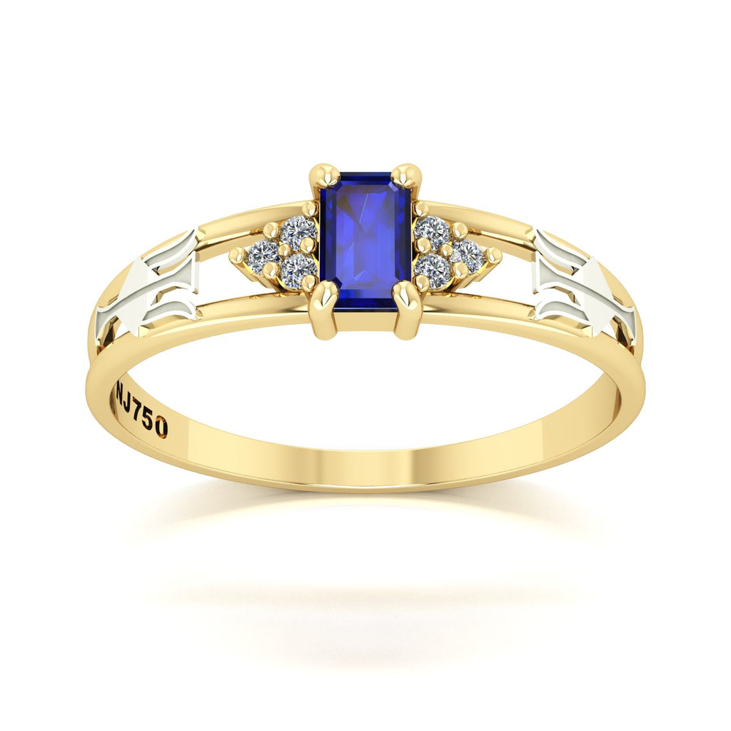 Anel de Formatura de Recursos Humanos Eternus Ouro 18k