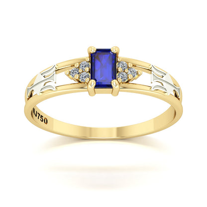 Anel de Formatura de Recursos Humanos Eternus Ouro 18k