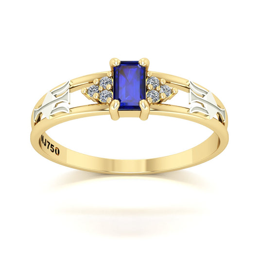 Anel de Formatura de Recursos Humanos Eternus Ouro 18k