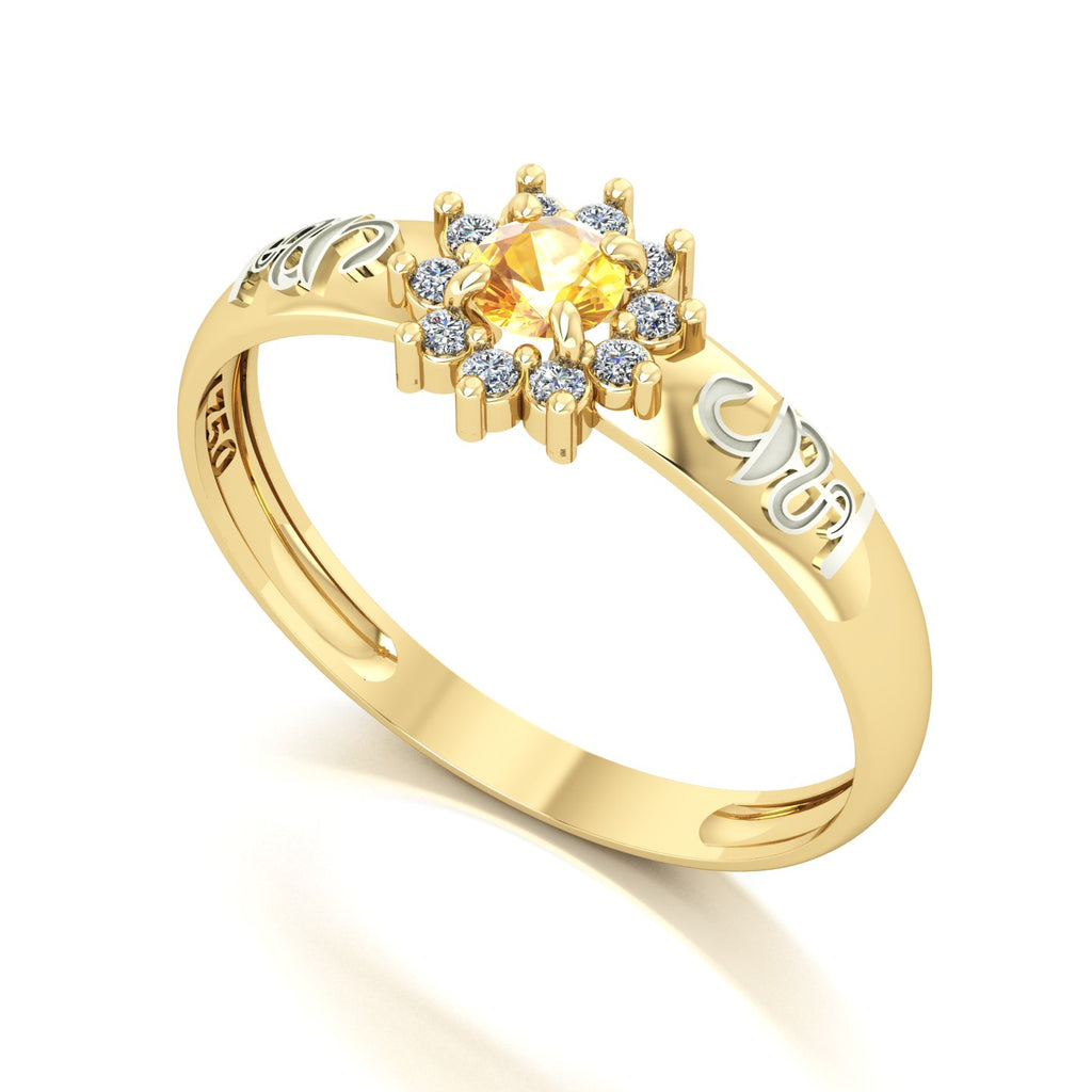 Anel de Formatura de Farmácia Evermore Ouro 18k