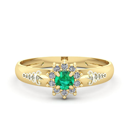 Anel de Formatura de Fisioterapia Evermore Ouro 18k
