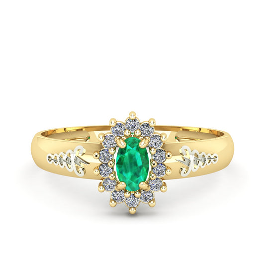 Anel de Formatura de Fisioterapia Evermore II Ouro 18k