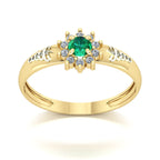 Anel de Formatura de Fisioterapia Evermore Ouro 18k