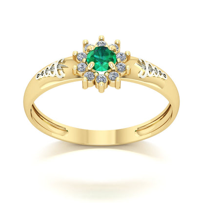 Anel de Formatura de Fisioterapia Evermore Ouro 18k