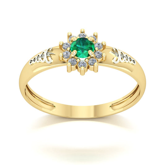 Anel de Formatura de Fisioterapia Evermore Ouro 18k