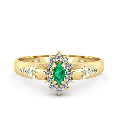 Anel de Formatura de Fisioterapia Evermore III Ouro 18k