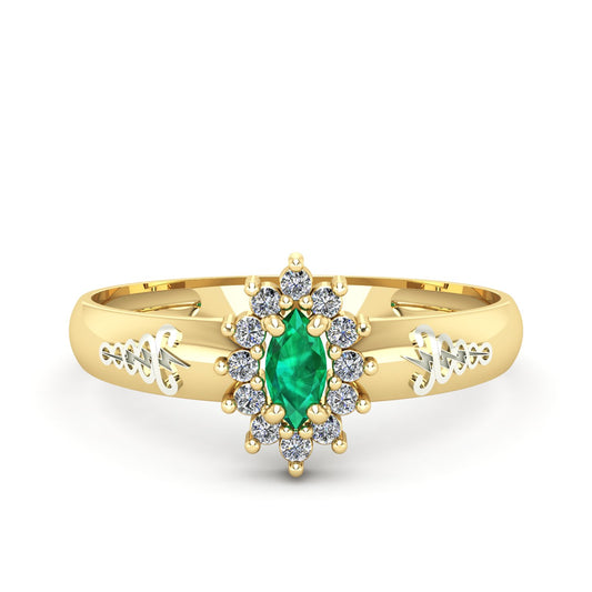 Anel de Formatura de Fisioterapia Evermore III Ouro 18k