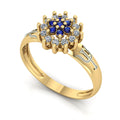 Anel de Formatura de Psicologia Flower Ouro 18k