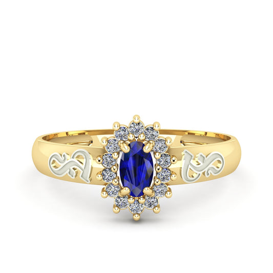 Anel de Formatura de Fonoaudiologia Evermore II Ouro 18k