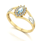 Anel de Formatura Biologia Legacy Ouro 18k