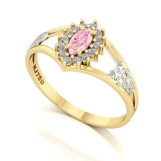 Anel de Formatura Ciências Contábeis Legacy Ouro 18k