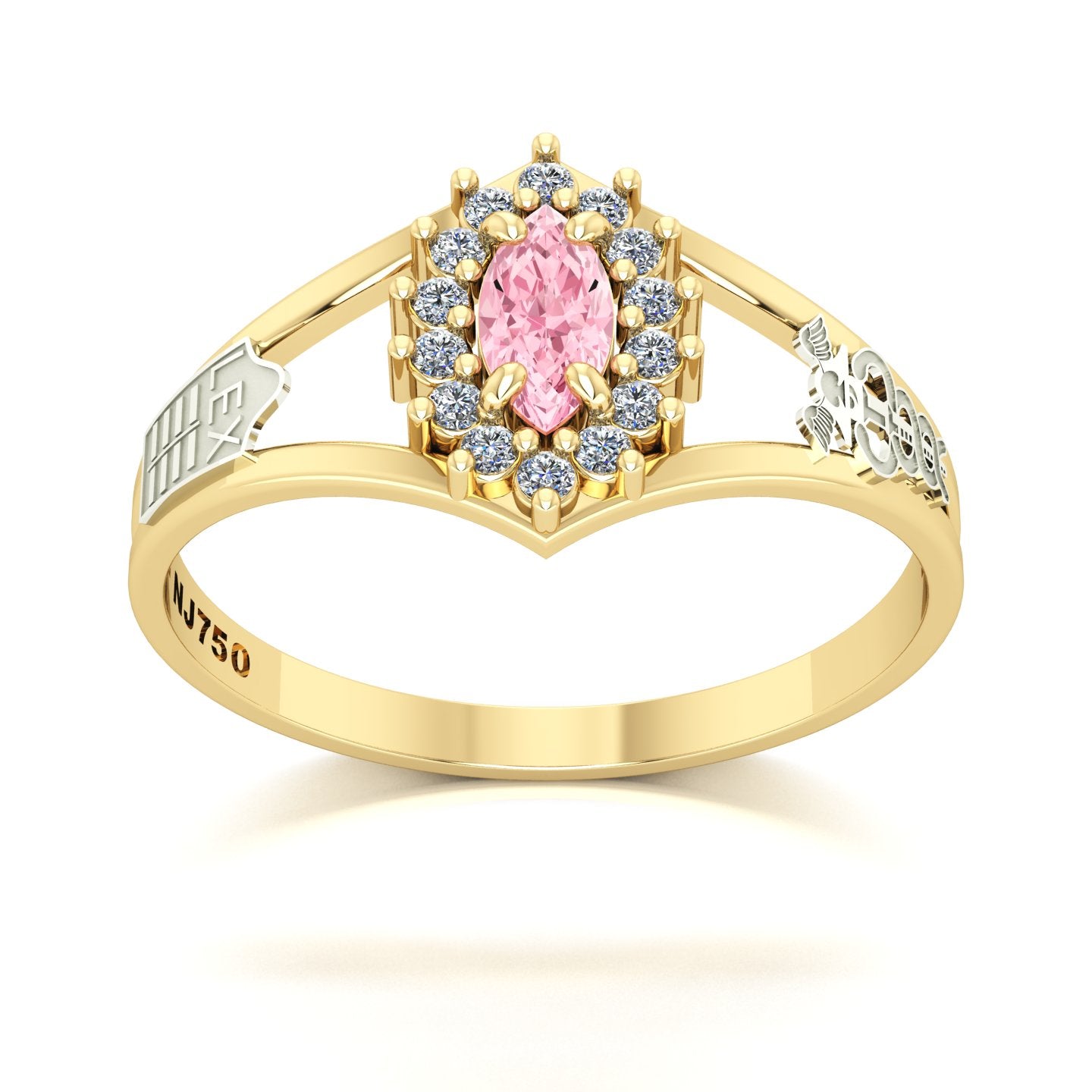 Anel de Formatura Ciências Contábeis Legacy Ouro 18k