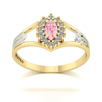 Anel de Formatura Ciências Contábeis Legacy Ouro 18k