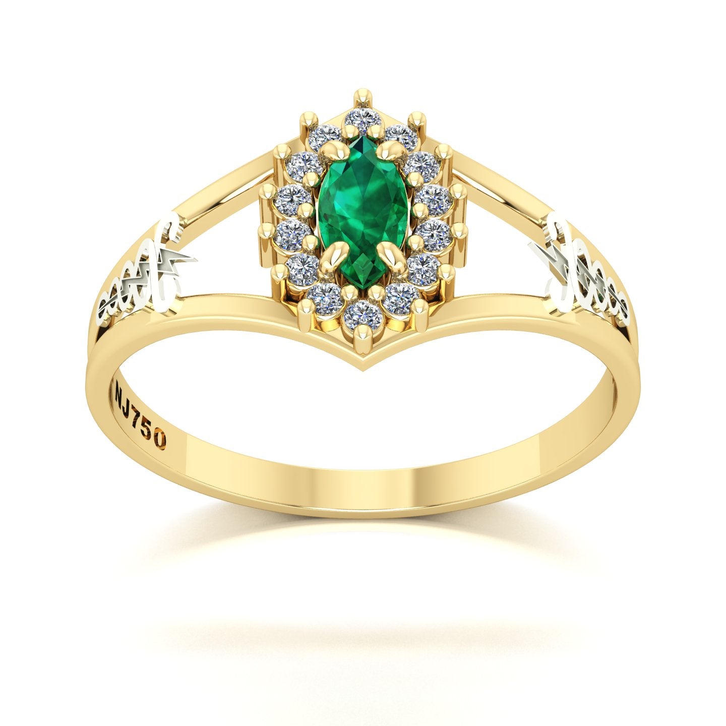 Anel de Formatura Fisioterapia Legacy Ouro 18k