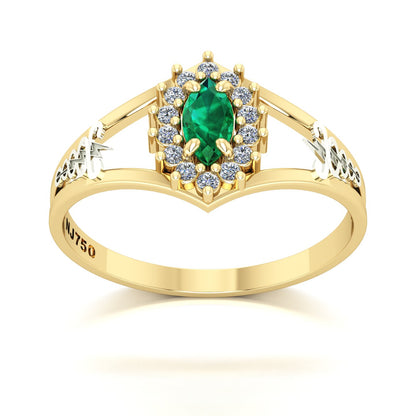 Anel de Formatura Fisioterapia Legacy Ouro 18k