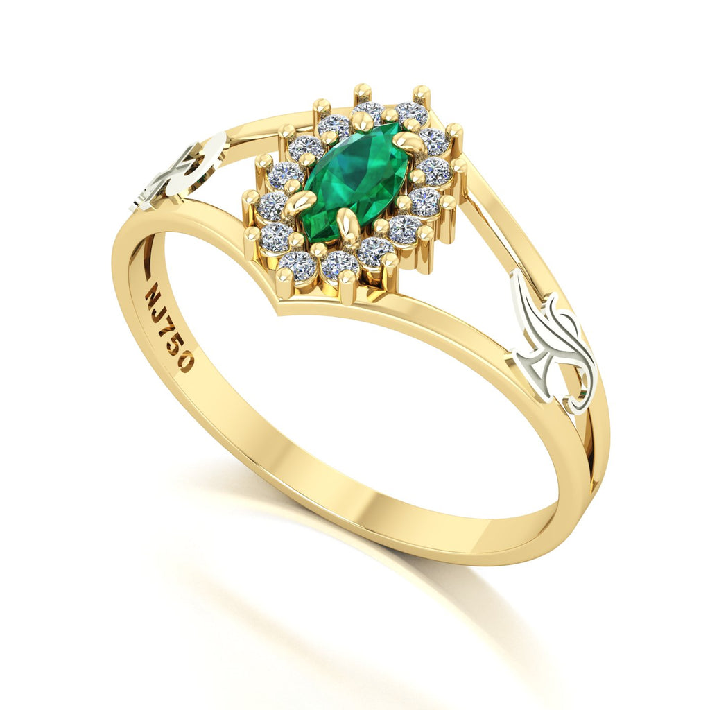 Anel de Formatura Enfermagem Legacy Ouro 18k