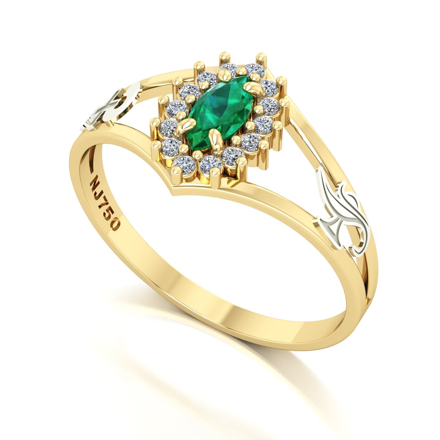 Anel de Formatura Enfermagem Legacy Ouro 18k