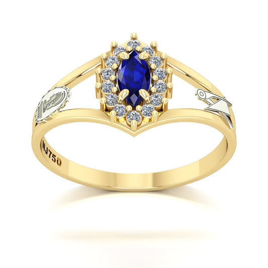 Anel de Formatura Engenharia Civil Legacy Ouro 18k