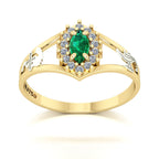 Anel de Formatura Enfermagem Legacy Ouro 18k