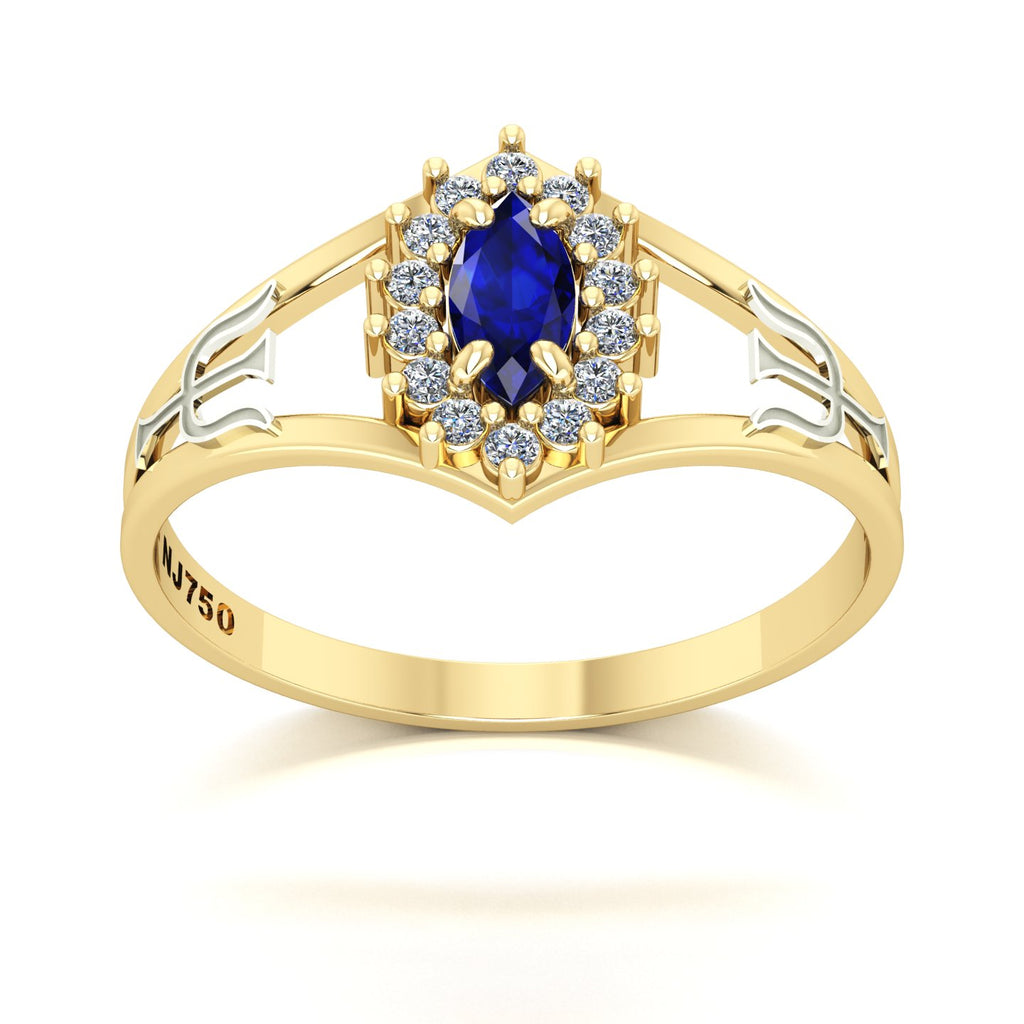 Anel de Formatura Psicologia Legacy Ouro 18k