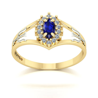 Anel de Formatura Psicologia Legacy Ouro 18k